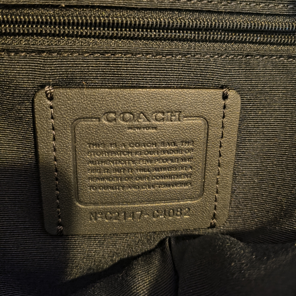 EUC! Coach Jordyn Sky Blue Leather Backpack - Picture 6 of 13